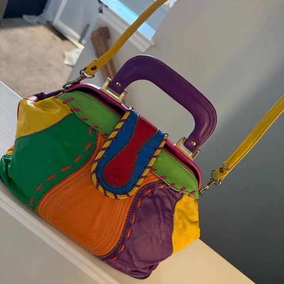 Rare VTG Samir Colorblock Purse - Picture 4 of 4